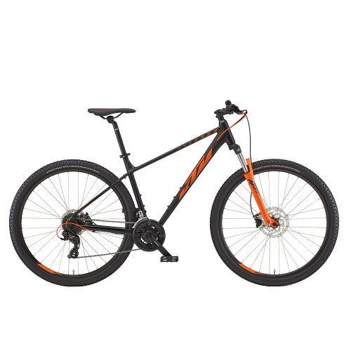 Купити Велосипед  KTM CHICAGO 272 27.5" рама L/48, чорний матовий (помаранчевий), 2022 (арт. 22814118) у Києві - фото №1